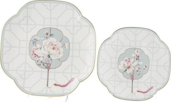 Mikasa Moor Rosita 4 Prç 2li Pasta 19cm ve Servis Tabağı 25cm Seti - Image 1