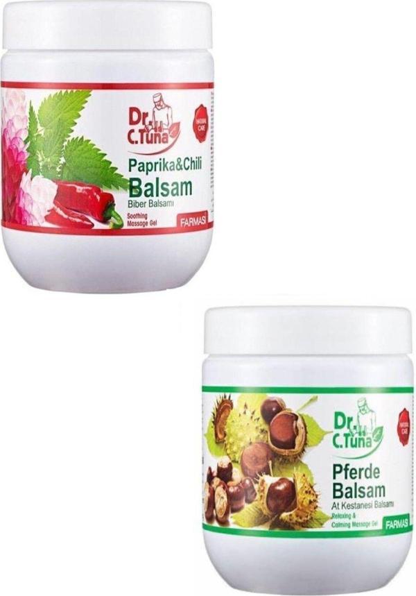 Farmasi Dr. C. Tuna Biberli Masaj Jeli 500 Ml Ve At Kestanesi Masaj Jeli 500 Ml - Image 1