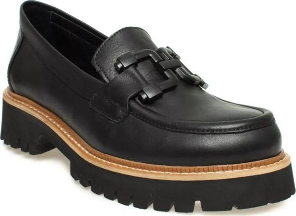 MAMMAMİA D24YA-3165 TOKALI HAFİF LOAFER DERİ KADIN AYAKKABI - Image 1