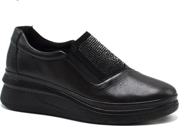 VENÜS 24322147K DOLGU TABAN ORTOPEDİK KADIN DERİ AYAKKABI - Image 1