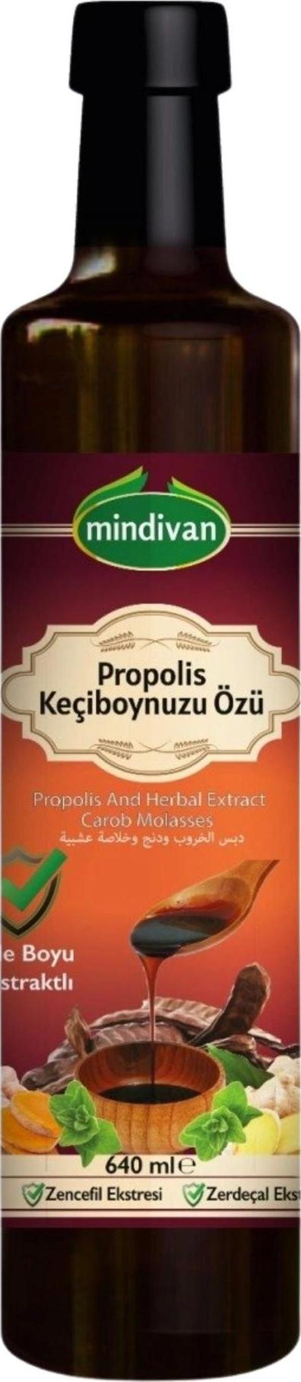 Mindivan Propolisli Keçiboynuzu Özü 640Gr - Image 1