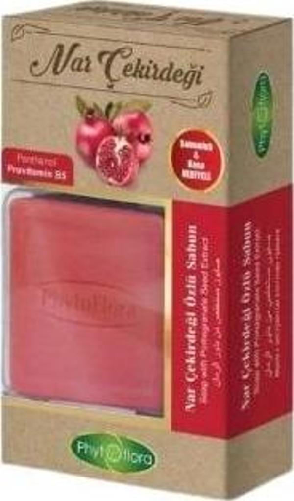 Phytoflora Nar Çekirdeği Sabunu 125Gr - Kese Hediyeli - Image 1