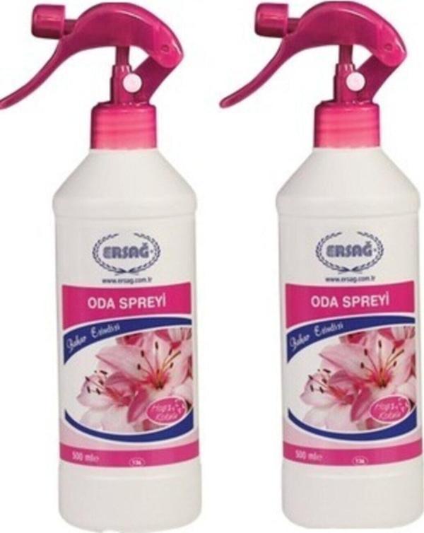 Ersağ 2x Bahar Kokulu Oda Spreyi 500ml - Image 1