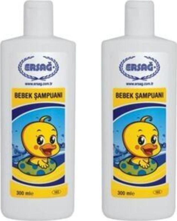 Ersağ Bebek Şampuanı 2x300 ml 2 Adet - Image 1