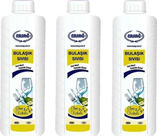 Ersağ Elmalı Bulaşık Sıvısı 3x1000 Ml. 3 Adet - Image 1