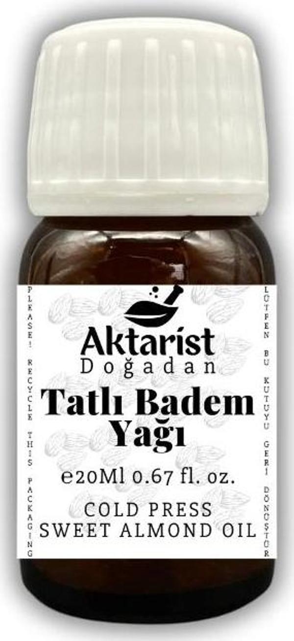 Aktarist Tatlı Badem Yağı 20ml Soğuk Pres - Image 1