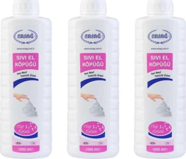 Ersağ Sıvı El Köpüğü 1000 Ml. * 3 Adet - Image 1