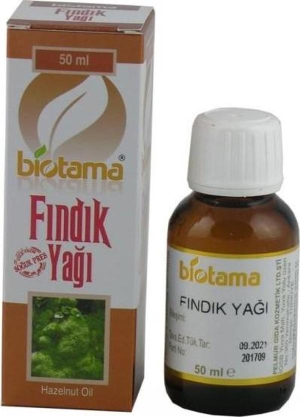 Biotama Fındık Yağı 50Ml Soğuk Pres - Image 1