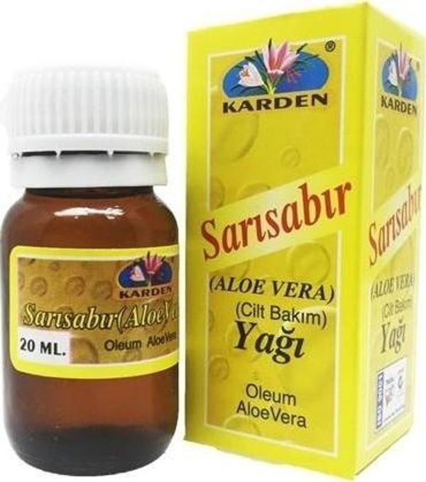 Karden Sarı Sabır Aloe Vera Yağı 20Ml - Image 1