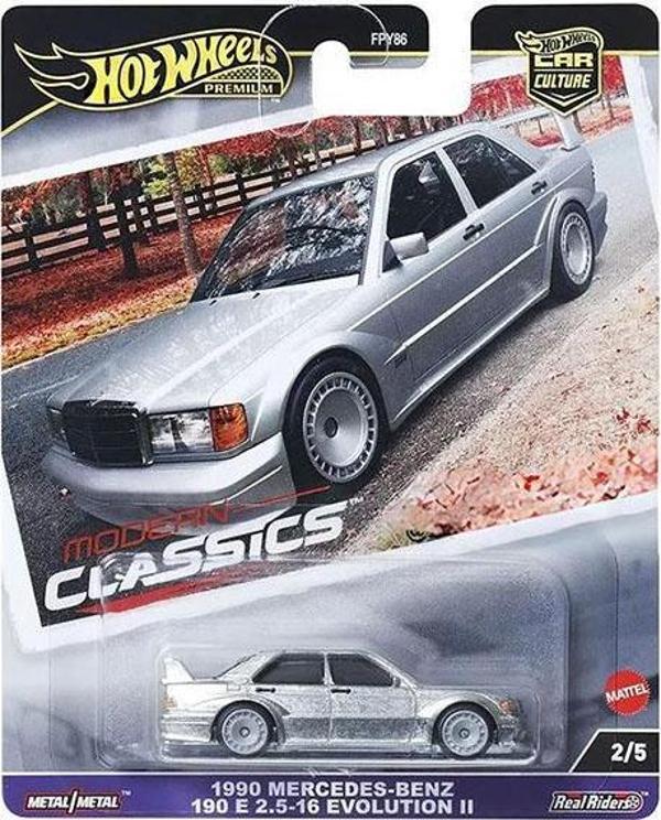 Hot Wheels Premium Mercedes-Benz 190 E 2.5-16 Evolution II (1/64) Modern Classics - Image 1