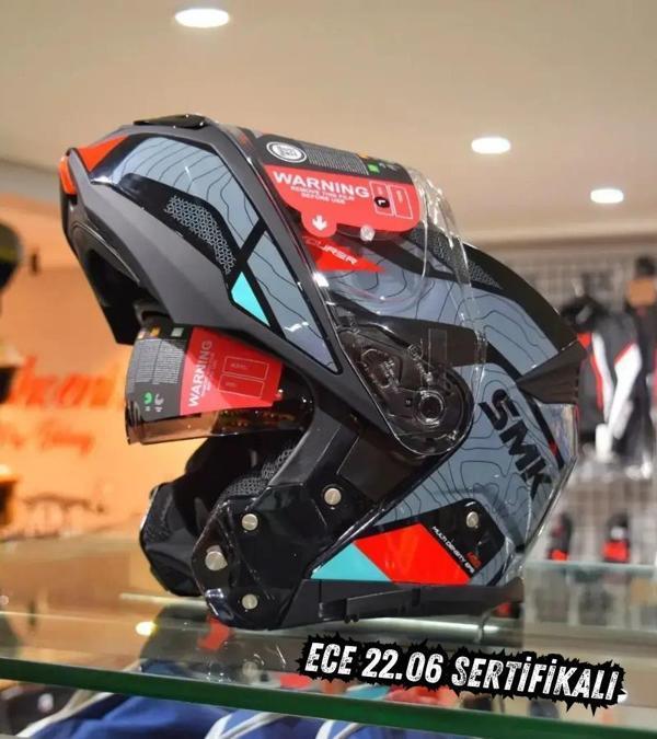 Smk Gullwıing Navigator Çene Açılır Kask - Image 1