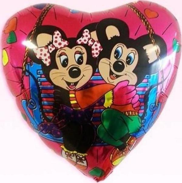 Folyo Balon G-Macho & Peggy Love 18 inç 10 Adet - Image 1