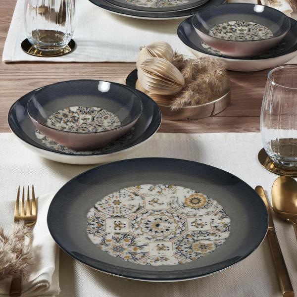 Güral Porselen Camelia 24 Parça 6 Kişilik Yemek Takımı 3200 - Image 1