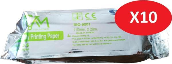 UPP 110 S Ultrason Kağıdı / Termal Paper For Video Printer 110 X 20 m 10 Adet - Image 1