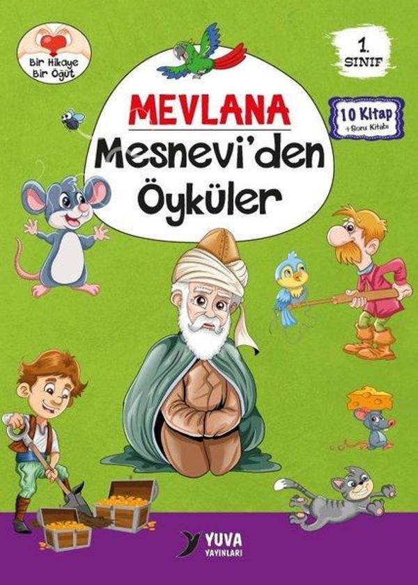 1.Sınıf Mevlana Mesnevi'den Öyküler Seti - 10 Kitap Takım - Yuva - Image 1