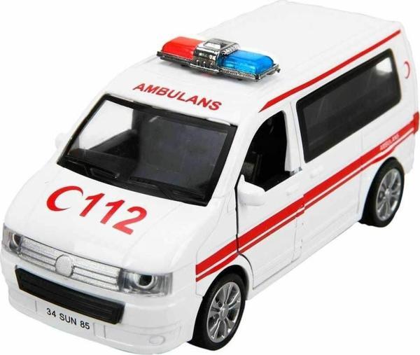 Sunman 1606 1:32 Sesli ve Işıklı Şehir Kurtarma Araçları 13 cm - Image 1