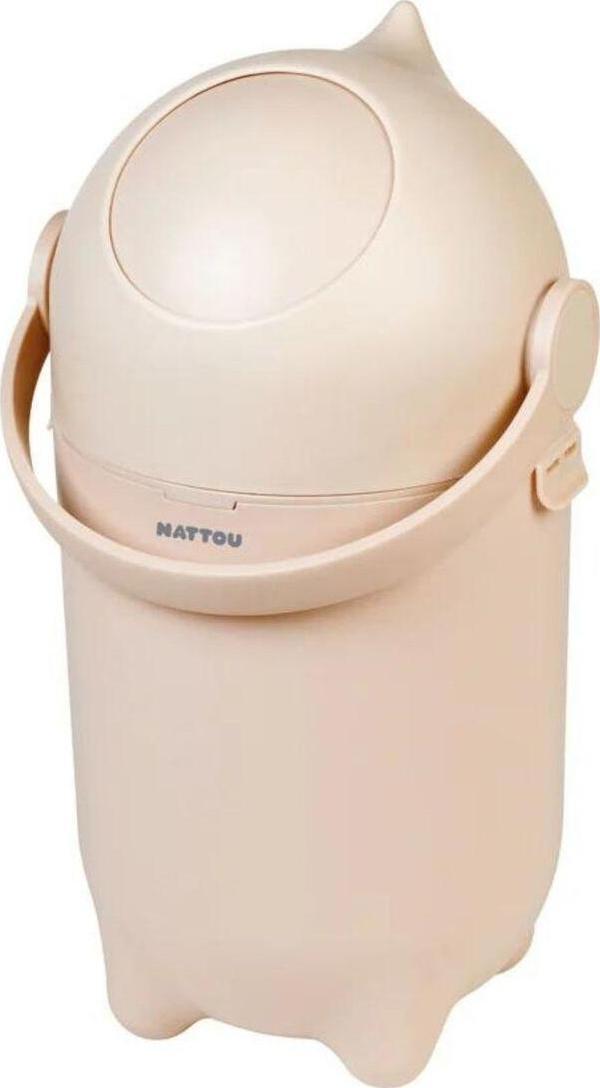 Nattou Dropy Bebek Bezi Çöp Kovası Bej - Image 1