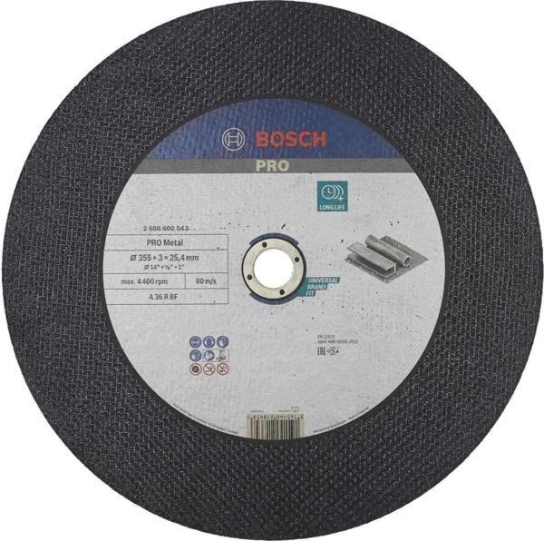 Bosch 350 x 2,8 mm Expert Hızlı Metal Kesme Taşı Düz - 2608600543 ( 5 ADET ) - Image 1