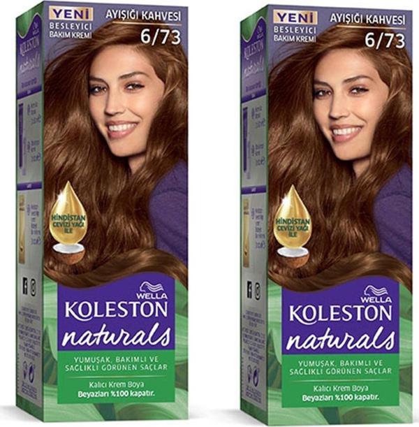 Naturals Saç Boyası Ayışığı Kahvesi 6/73 2x Paket - Image 1