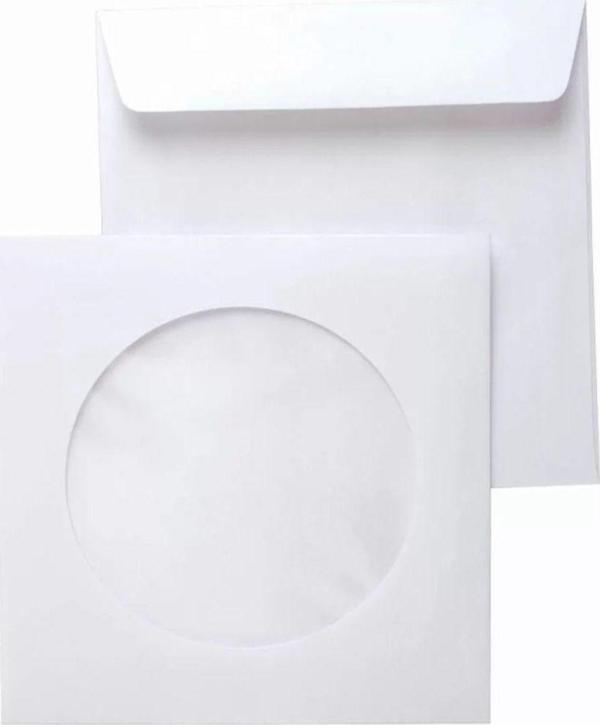 Cd Zarfı 12,5x12,5 1. Hamur 80 Gram Pencereli 500'lü - Ürün Kodu : DOĞ.AS-3003 - Image 1