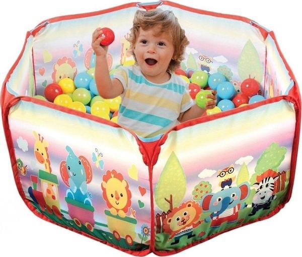 Baby Marine Katlanabilir Top Havuzu + 6 Cm 200 Adet Havuz Top Hediye - Image 1