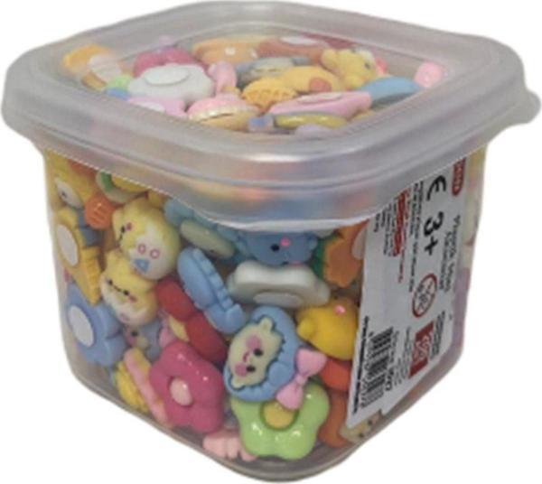 Plastik 3D Mini Aksesuar 200'lü - Image 1