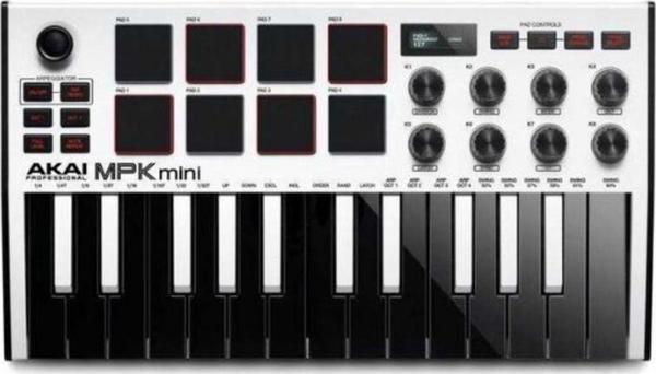 Akai Mpkmını 3 Beyaz Mıdı Klavye - Image 1