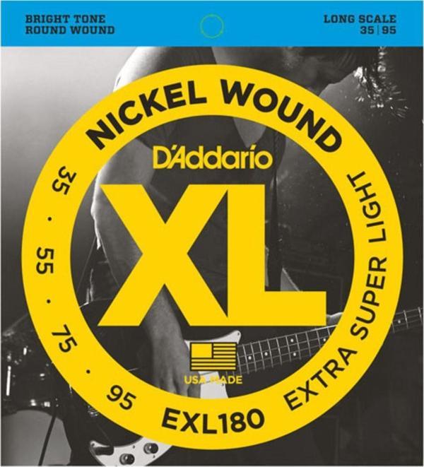 Daddario Bas Gitar Tel Seti, Xl, 35-95, Long Scale, Nıckel - Image 1