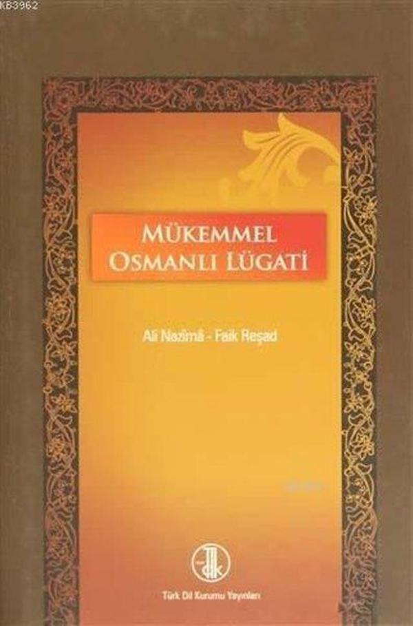 Mükemmel Osmanlı Lugatı - Türk Dil Kurumu Yayınları - Image 1
