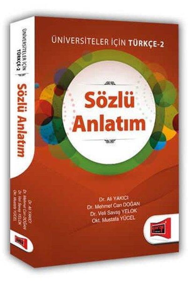 Üniversiteler İçin Türkçe 2 - Sözlü Anlatım - Yargı Yayınları - Image 1