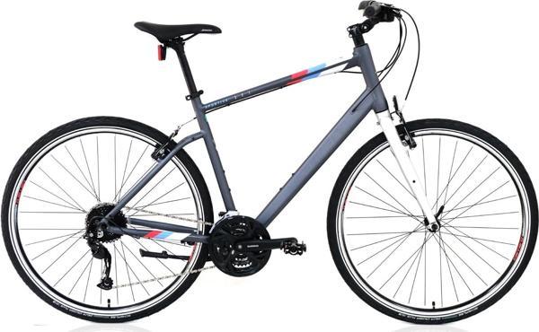 Carraro Sportive 327 V Fren 27 Vites 28 Jant Şehir Bisikleti Mat Antrasit Gümüş Mavi 40 Kadro - Image 1