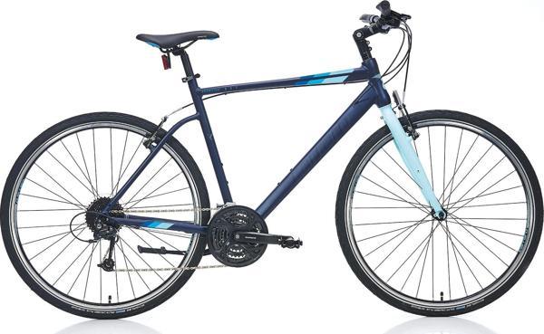 Carraro Sportive 327 V Fren 27 Vites 28 Jant Şehir Bisikleti Mat Lacivert Açık Mavi 52 Kadro - Image 1
