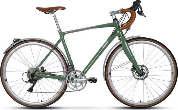 Carraro Townsman MD Fren Claris 16 Vites 28 Jant Yol Yarış Bisikleti Koyu Yeşil Krom 52 Kadro - Image 1