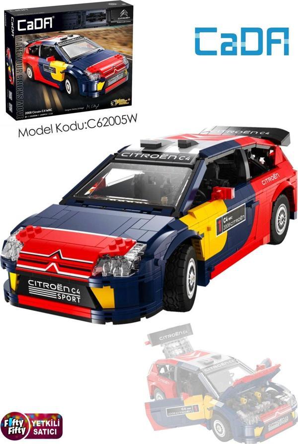 Cada Citroen C4 WRC 2008 -C62005W (1569 Parça) Profesyonel Oyuncak Yapım Seti - Image 1