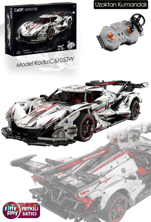 Cada V12 Hypercar -C61053W (4449 Parça) Profesyonel Oyuncak Yapım Seti - Image 1