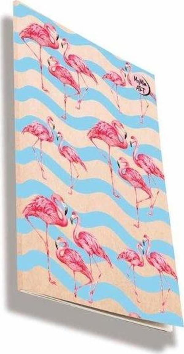 My Mia Art Flamingo Kraft Defter - Image 1