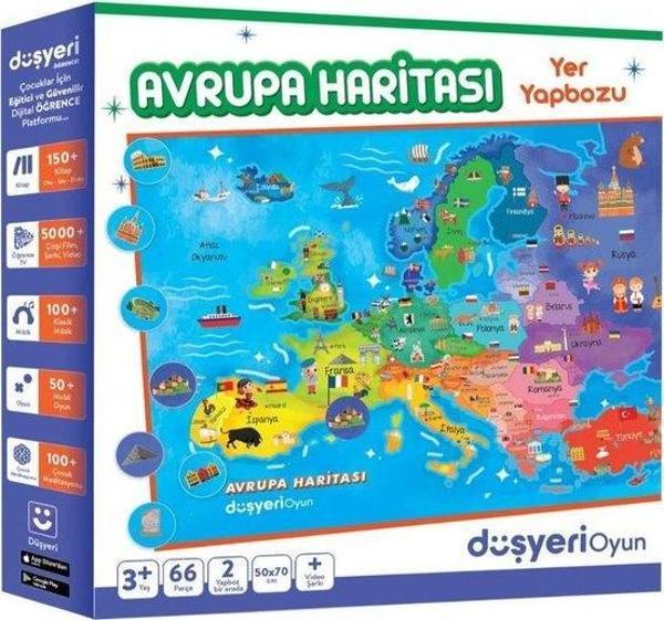 Düşyeri Kutu Oyunu Avrupa Haritası Hayvanlar - Image 1