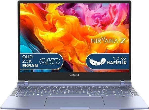Casper Nirvana Z100 i5-1335U 16GB LPDDR5 500GB SSD 14" Freedos Mavi Laptop Z100.1335-BV00X-M-Q - Image 1