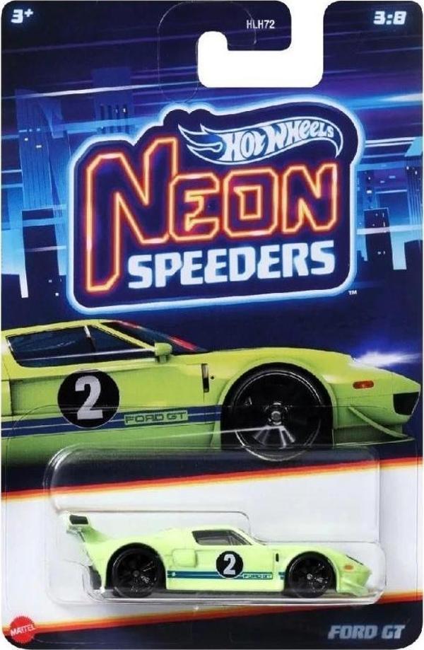 Hot Wheels Neon Yarışçılar HLH72 - Ford Gt HRW77 - Image 1