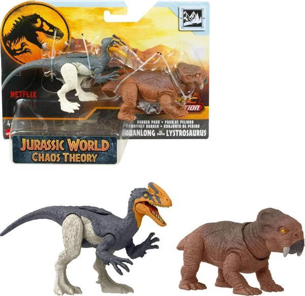 Jurassic World Tehlikeli Dinozor Guanlong vs Lystrosaurus  HLN49-HTK55 - Image 1