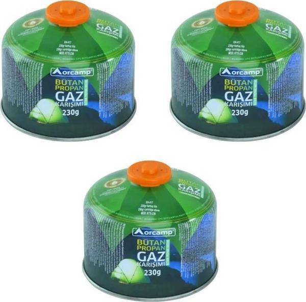 Orcamp 230 Gram Gaz Kartuşu 3 Adet KTS-230 ORC-082-A1 - Image 1