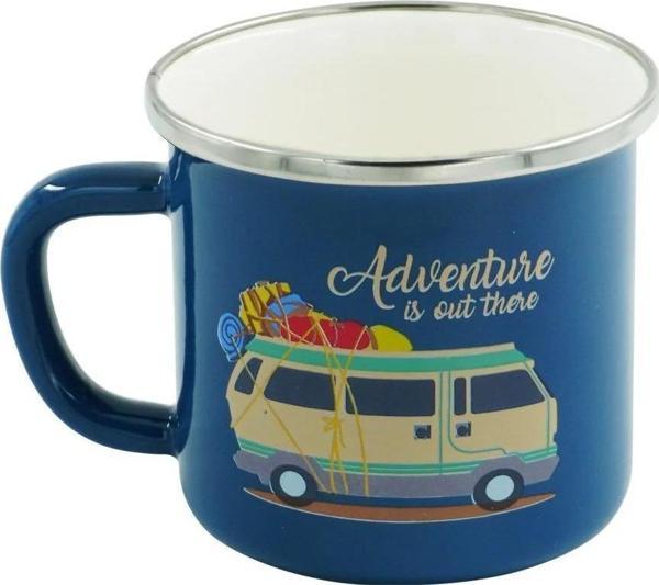 Orcamp Retro Emaye Karavan 180 ml Kupa OUT-1900 Mavi - Image 1