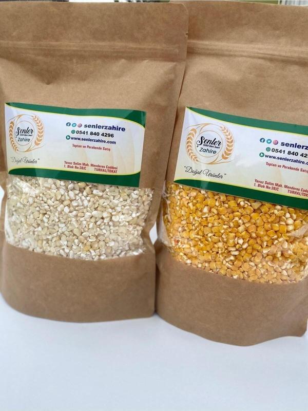 Şenler - Çorbalık Sarı Mısır 1 Kg Ve Beyaz Mısır 1 Kg - Ekonomik Paket - Image 1
