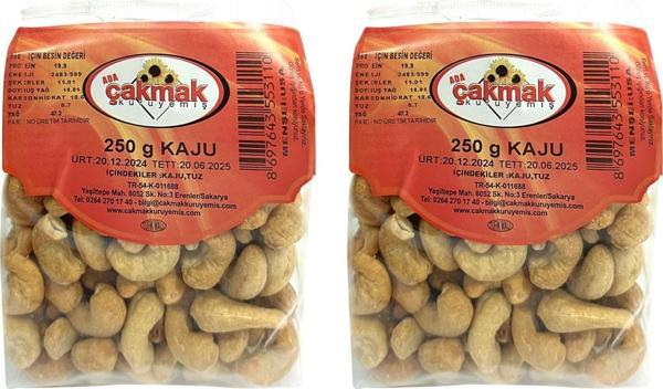 Çakmak Kaju 250 gr x 2 Adet - Image 1