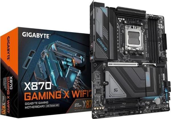 Gigabyte X870 GAMING X WiFi 7 DDR5 8000MHz (OC) RGB M.2 AM5 ATX Anakart - Image 1