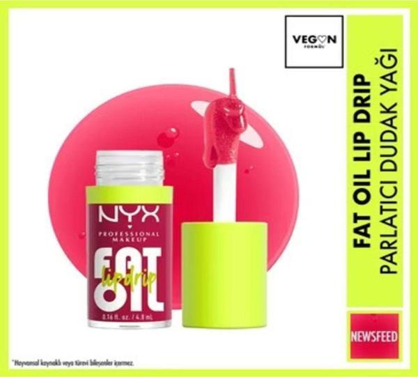 NYX Fat Oil Lip Drip Parlatıcı Dudak Yağı That's Chic - Image 1