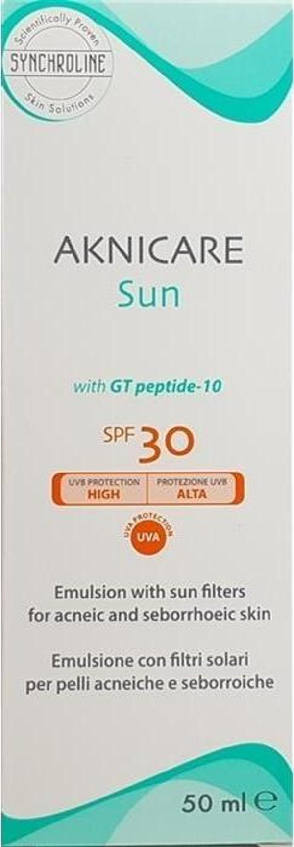 Synchroline Aknicare Sun SPF30 50ml - Image 1
