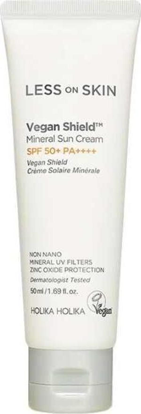 Holika Holika Less On Skin Mineral Güneş Kremi SPF50+ PA++++ 50ml - Image 1