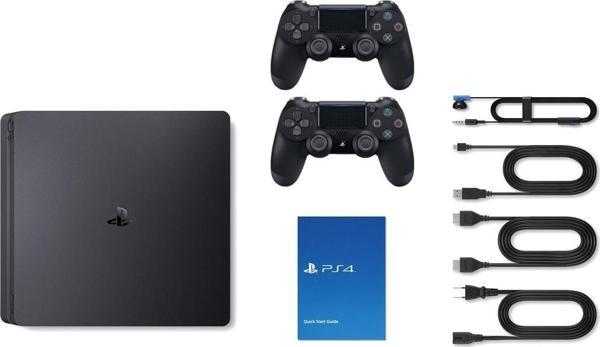 Sony Playstation 4 Slim 500 GB + 2. PS4 Kol + PS4 Fifa 2020 - Image 1