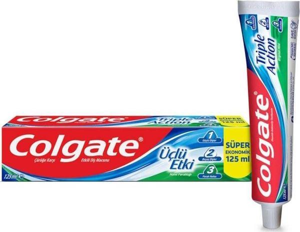 Colgate Üçlü Etki Diş Macunu 125ml Nane Ferahlığı - Image 1